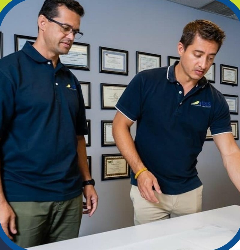 IRIS team reviewing wholesale partner work at the Union, NJ office